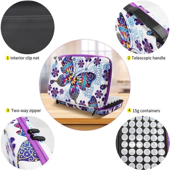 Diamond Painting Storage Case,60 Slots Diamond Art Kits - Picture 5 of 7